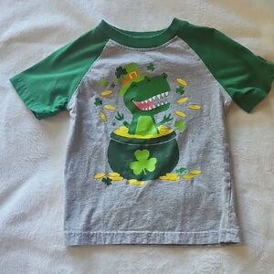 Celebrate It Green and Gray Kids St. Patrick's Day T-Shirt